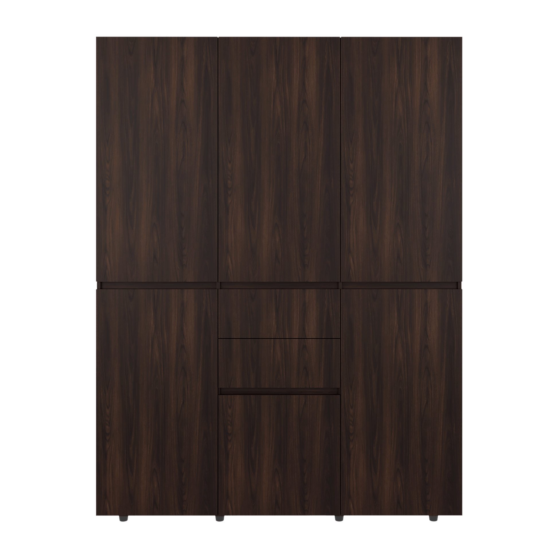 Closet Bea 200X150X48 Rta Nogal Wengue