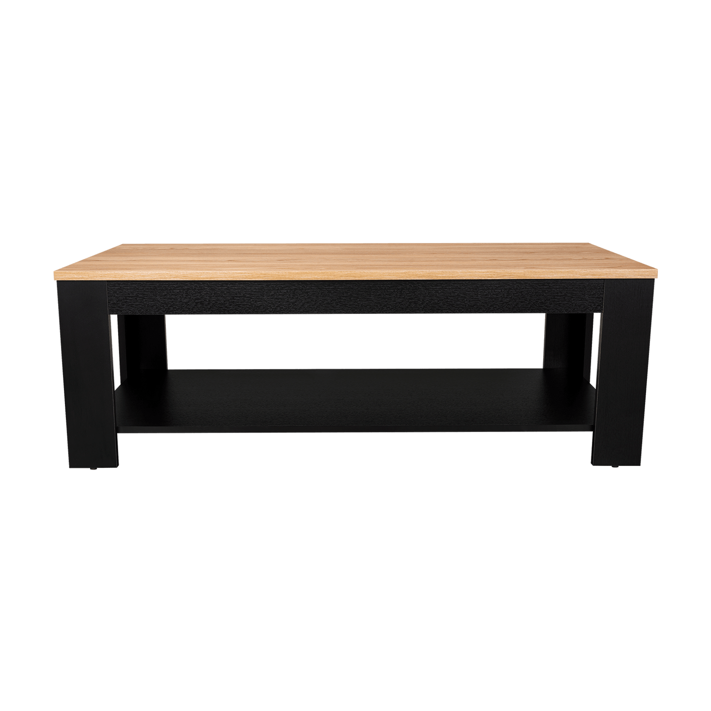 Mesa De Centro Cecil 41X120X60 Rta Wengue Fresno Zf
