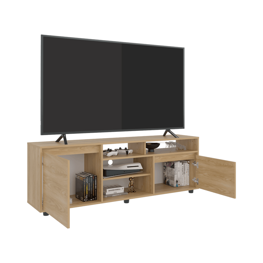 Rack Para Tv Pino 65" 55X160X35 Rta Fresno Europeo