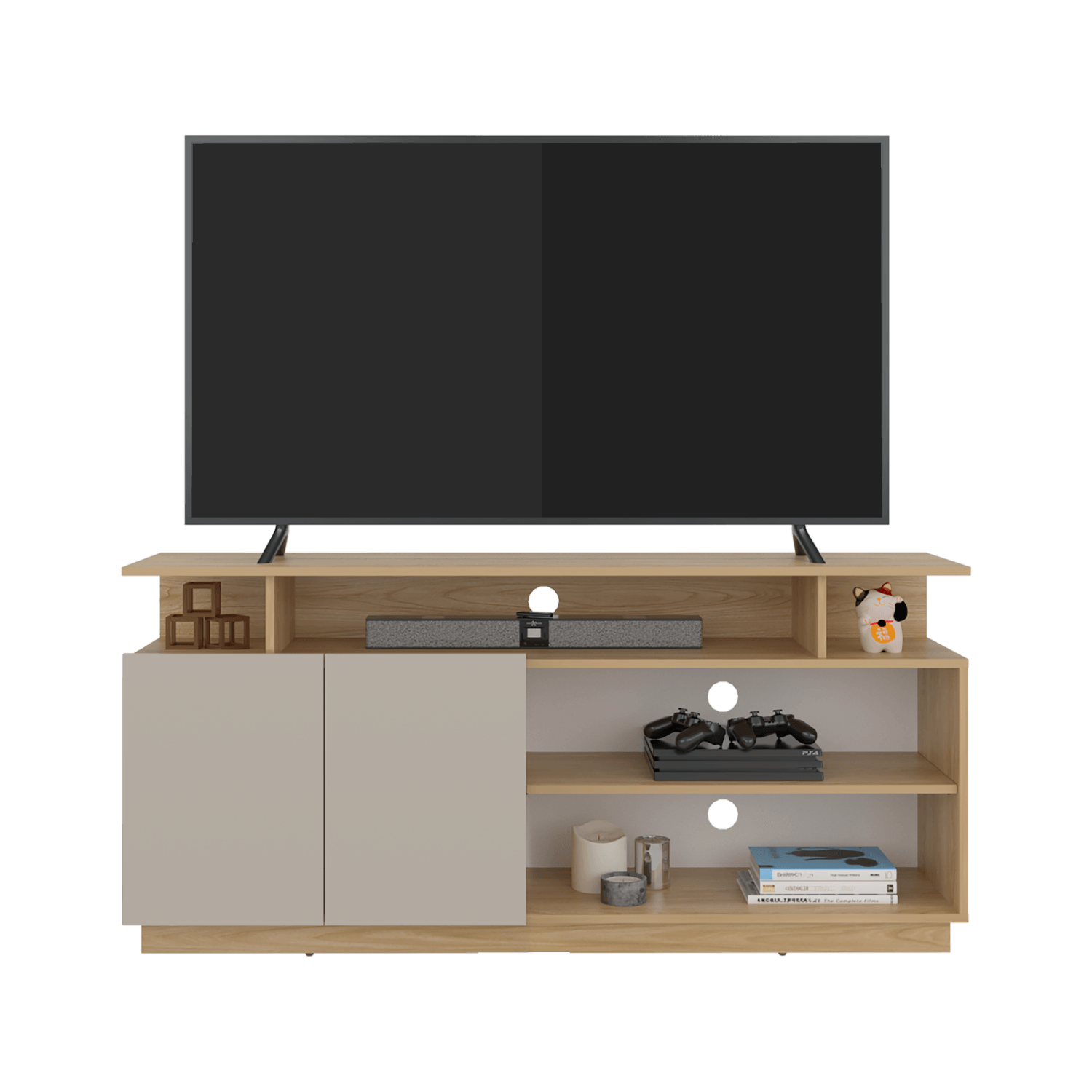 Mesa De Tv Hope 65" 70X150X35 Rta Fresno Capri
