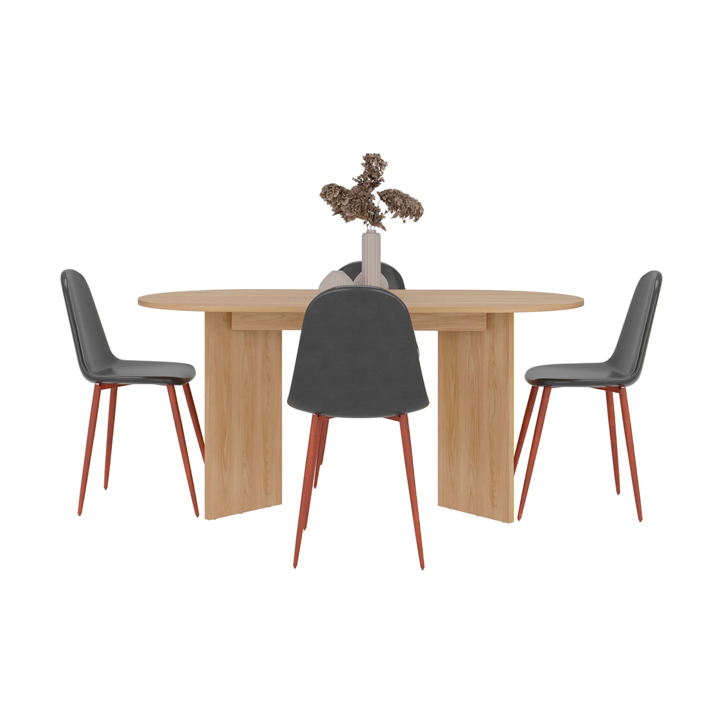 Comedor Ted 74X156X80 Rta Fresno