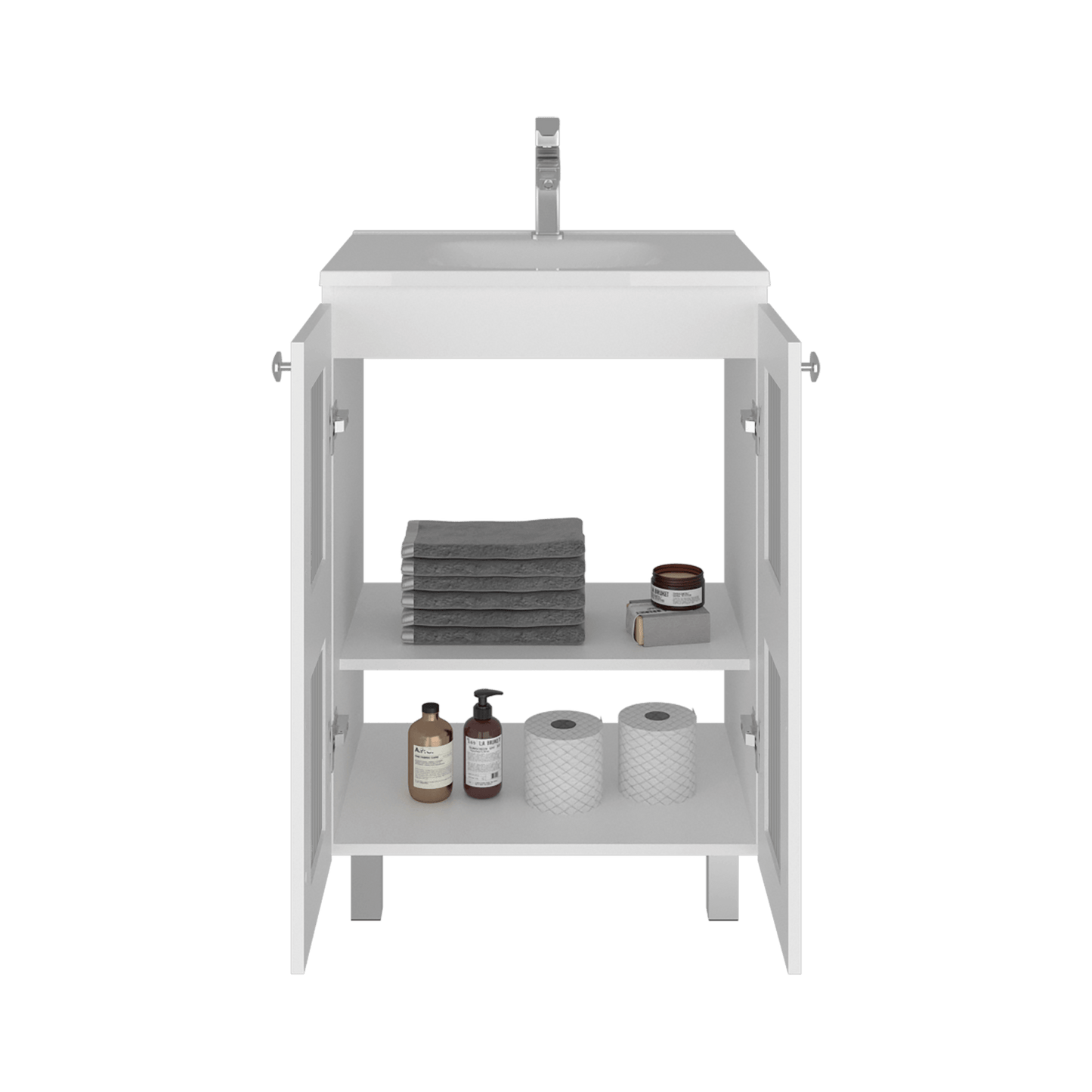 Mueble Lavamanos Haysi 86X59X44 Rta Blanco Zf