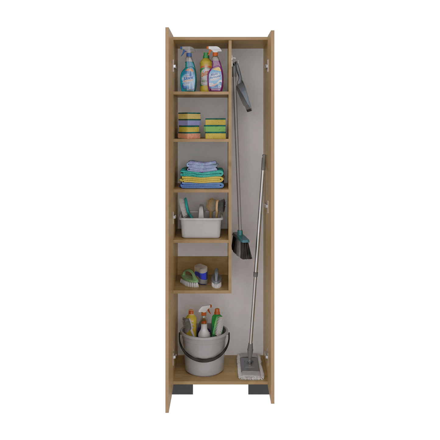Mueble De Aseo Lake 181X51X39 Rta Fresno Zf