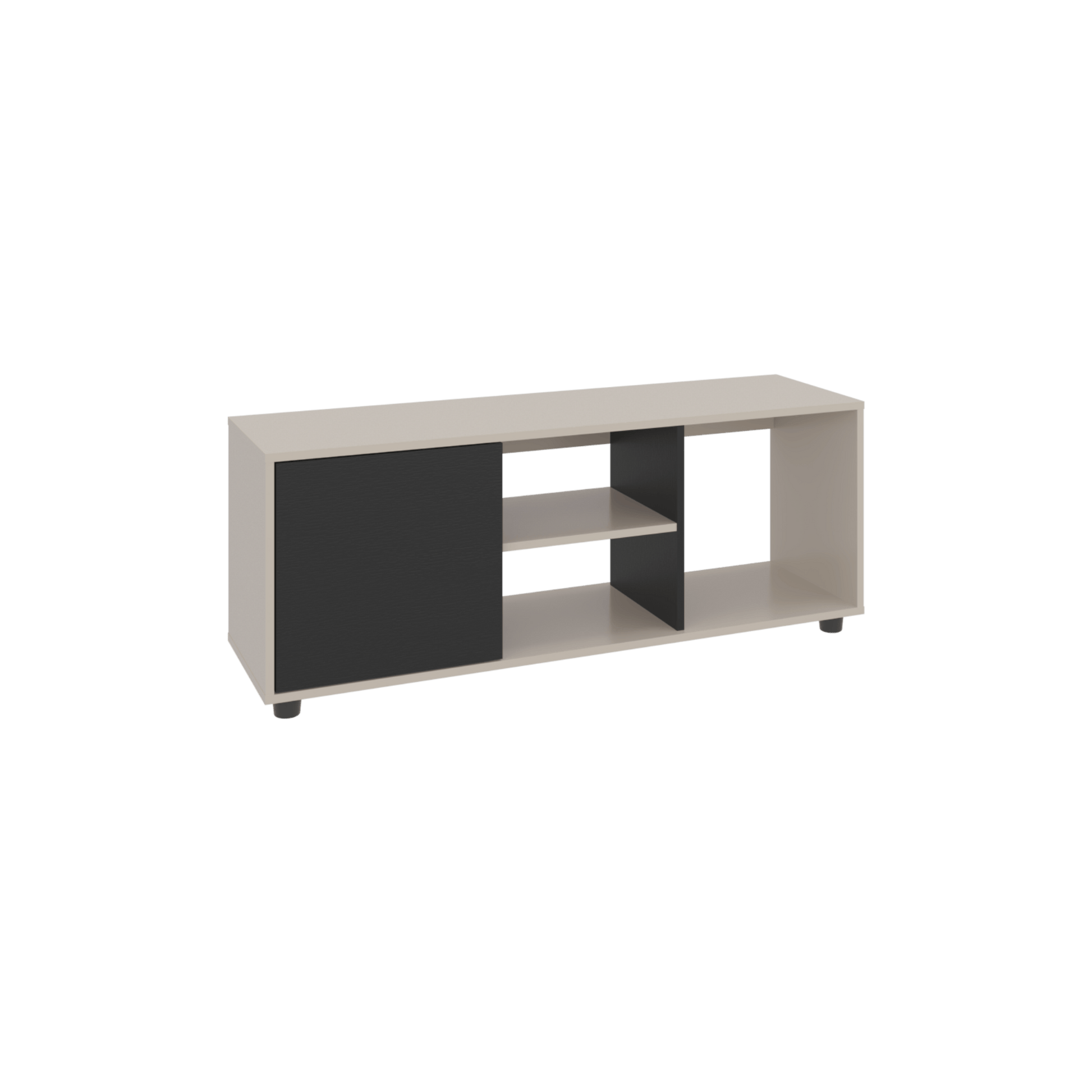 Rack De Tv Adel 46X120X34 Rta Capri Wengue Zf