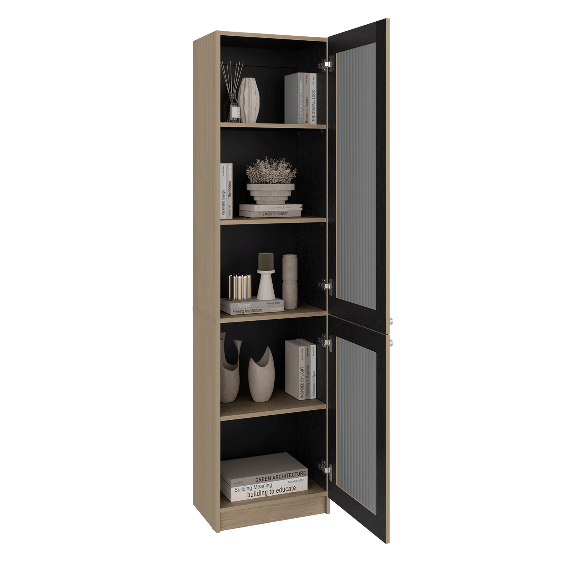 Estante Home E-M6 180X45X31 Rta Cartagena Wengue Zf