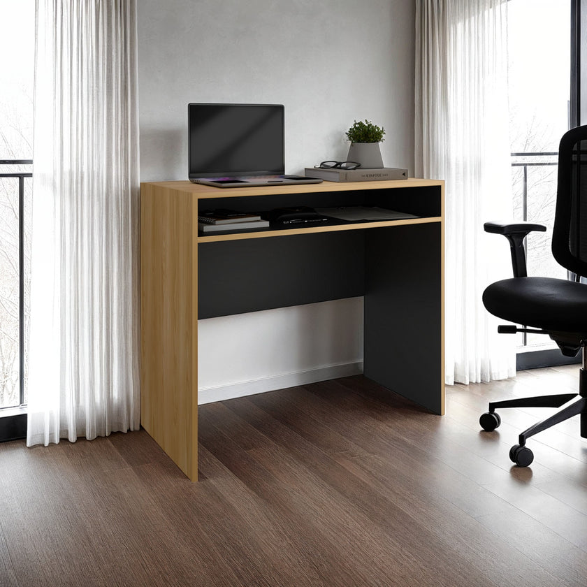 Escritorio Stella 77X89X42 Rta Fresno Wengue
