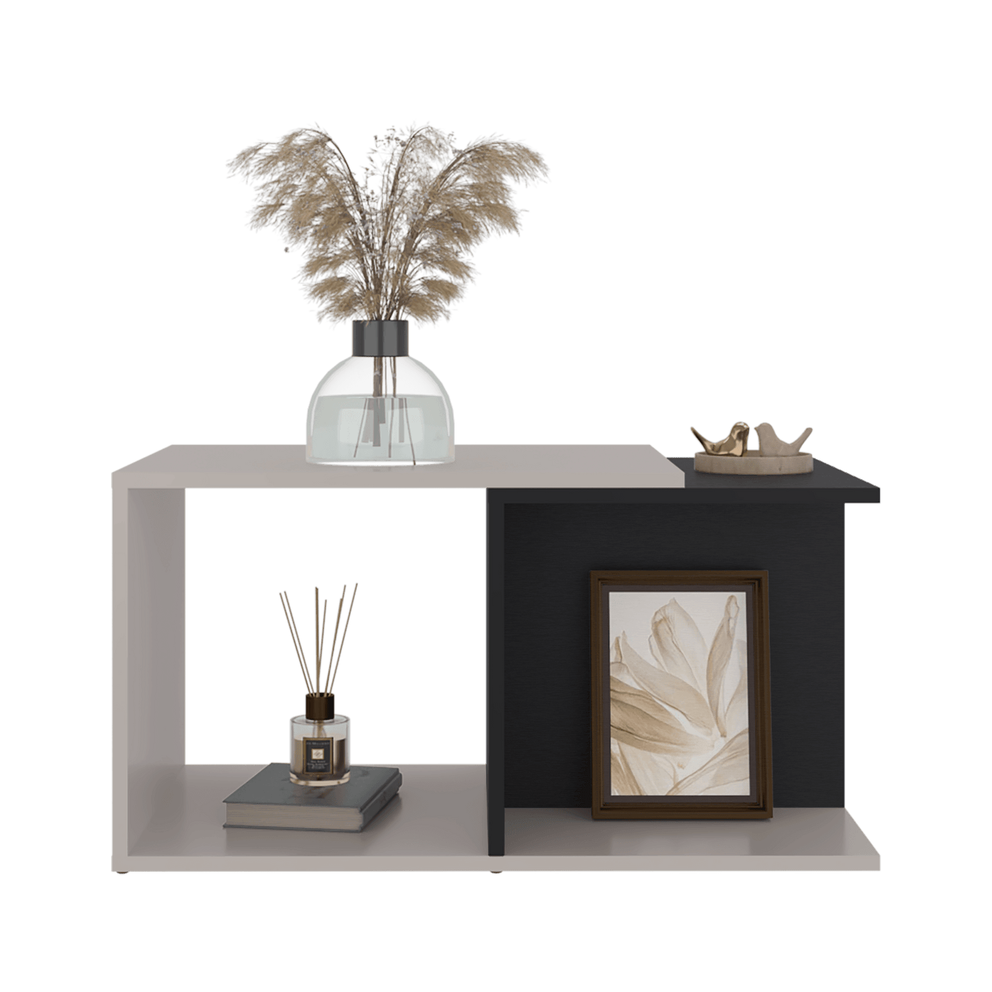Mesa De Centro Cuera 39X75X42 Rta Capri Wengue