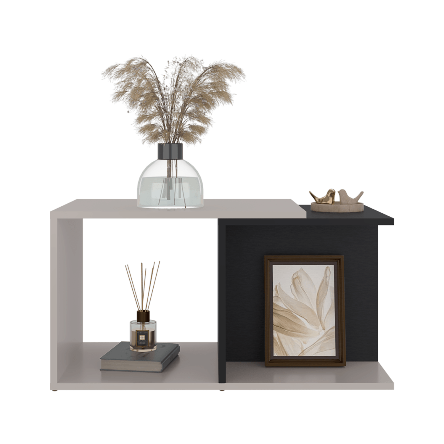 Mesa De Centro Cuera 39X75X42 Rta Capri Wengue