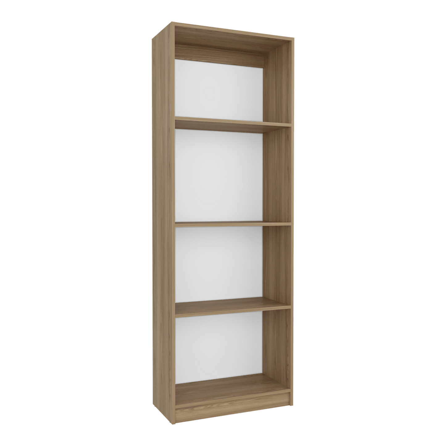 Estante Home E1 4 Espacios 180X62X29 Rta Fresno Blanco Zf