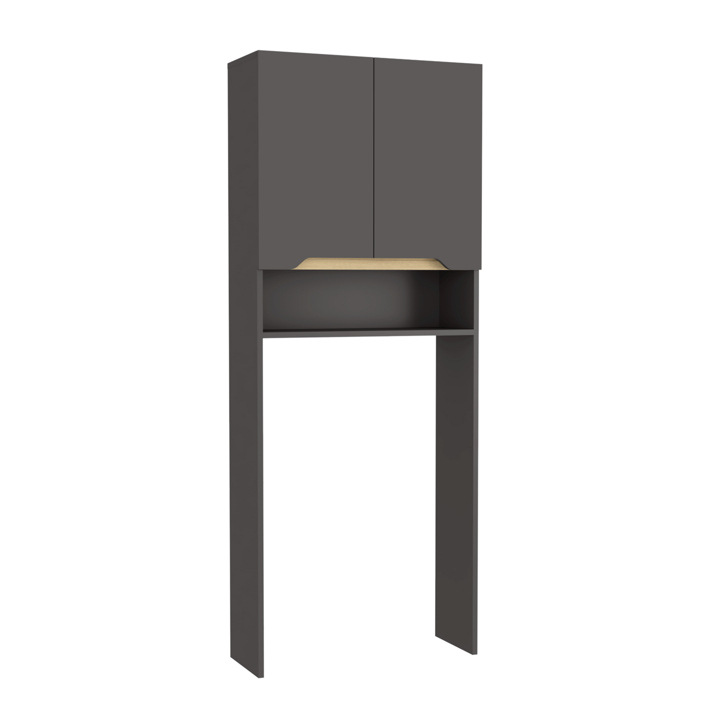 Ahorrador De Espacio Laurent Plomo + Duna Rta 160X63X25