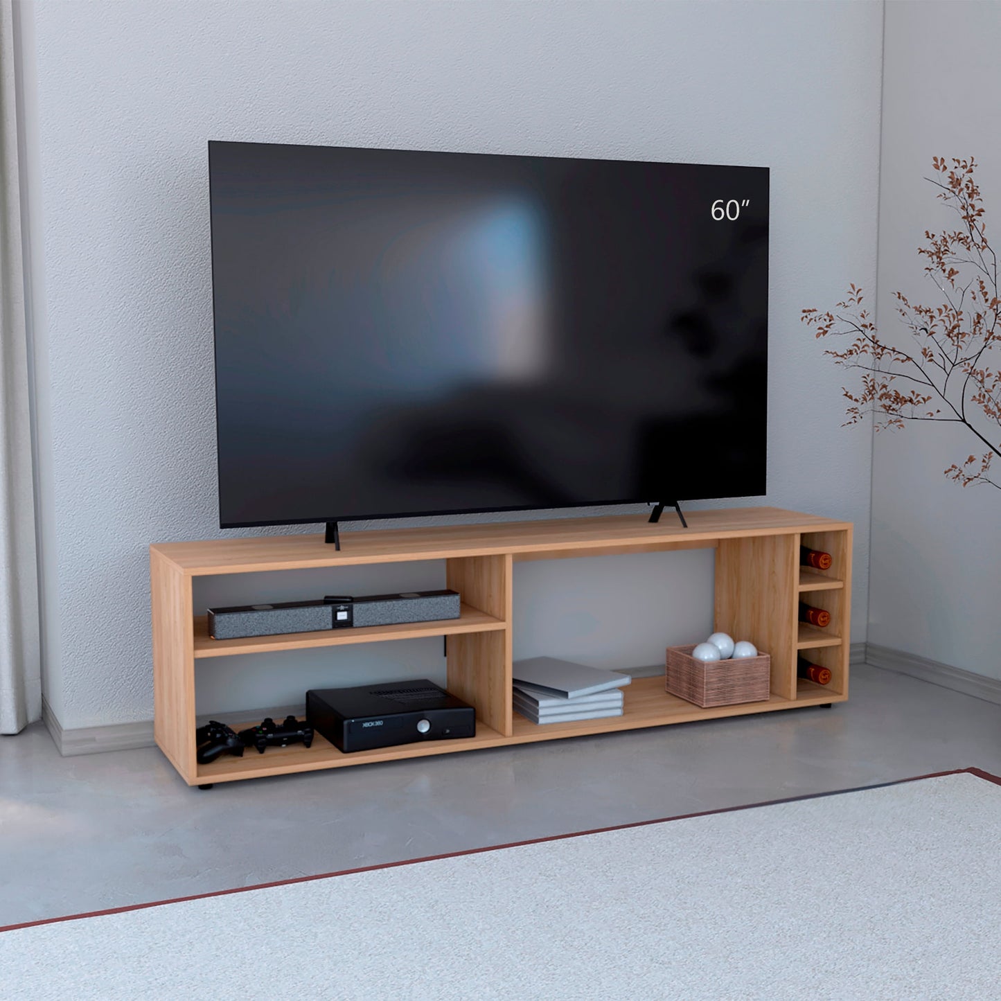 Rack De Tv Suxta 45X160X35 Rta Fresno Europeo