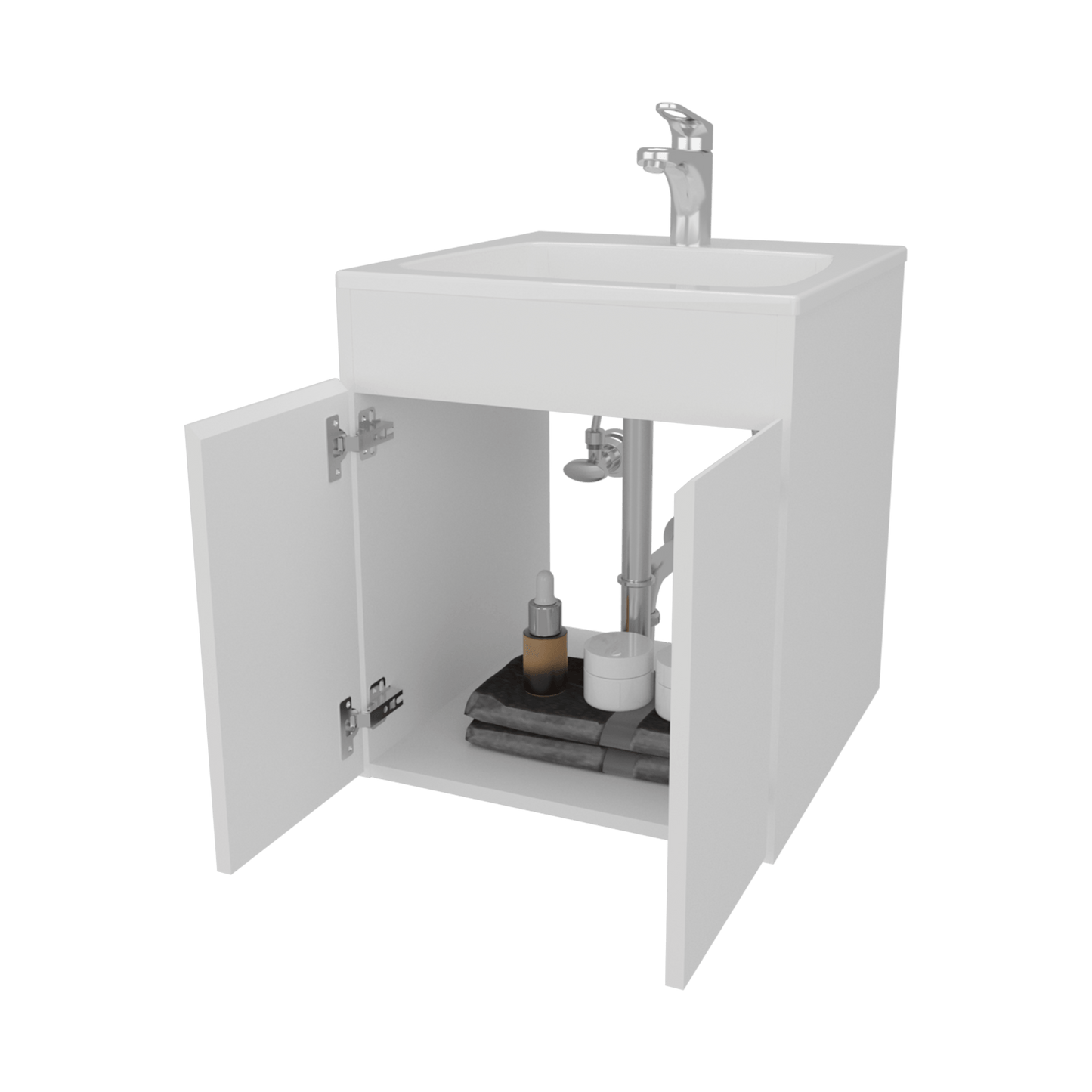 Mueble De Baño Meka 53X45X46 Rta Blanco Zf