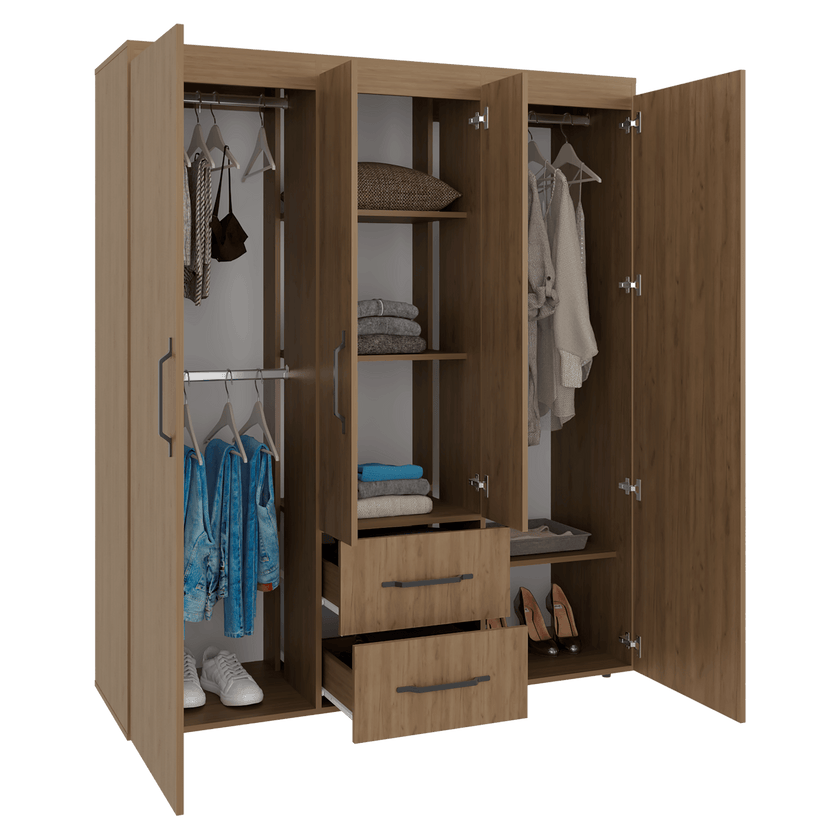 Closet Bariloche Eco 177X150X50 Rta Kronos Fresno Zf