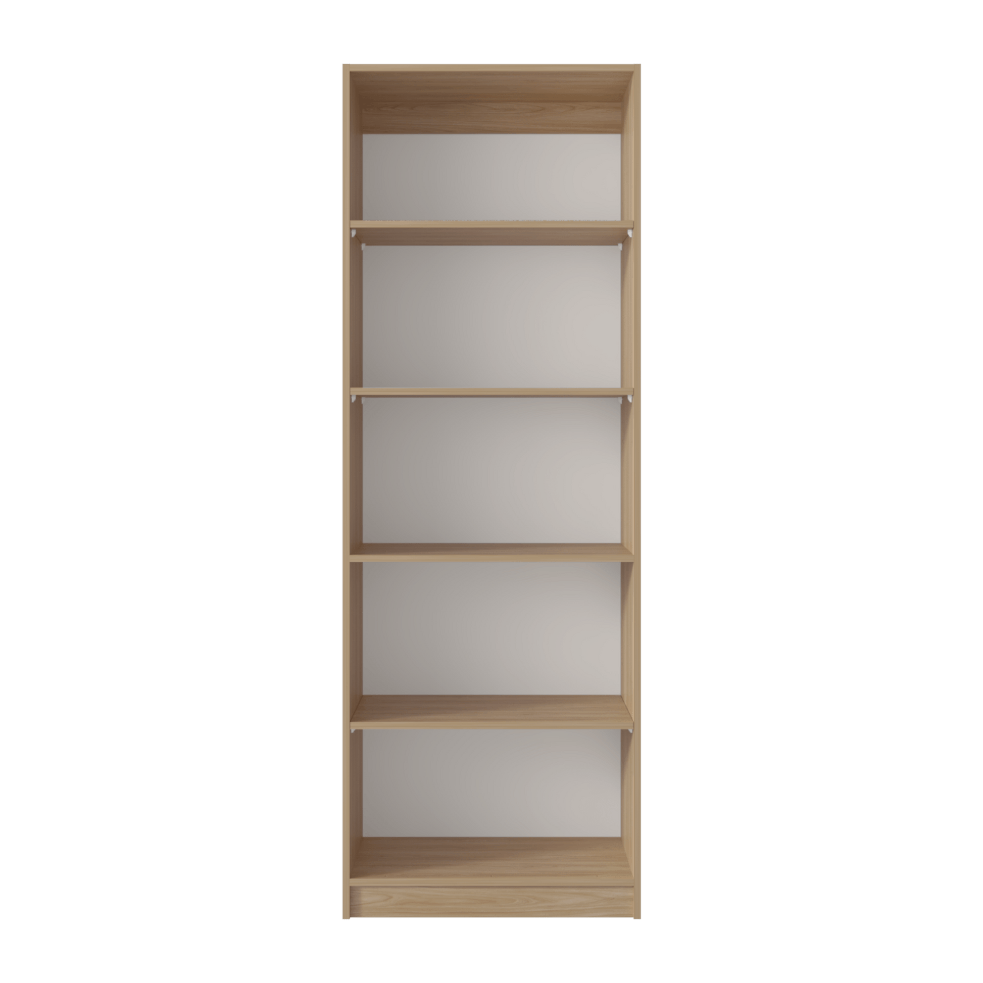 Estante Home 180X62X29 Rta Fresno Eu Blanco Mqz