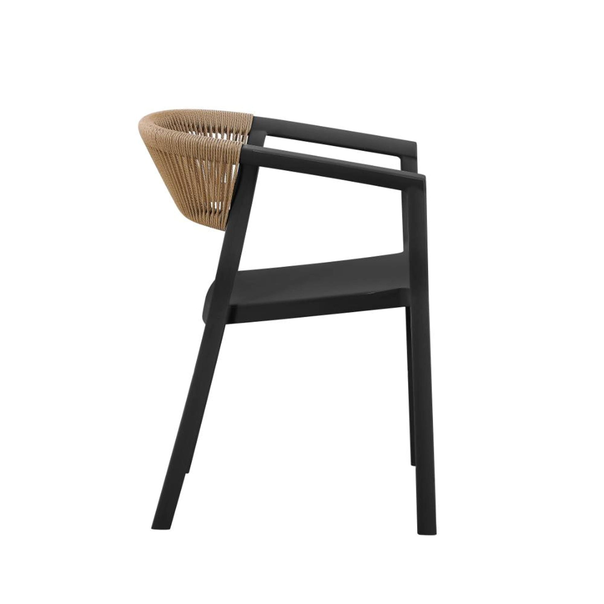 Silla Bali 75X53X56 Rta Negro