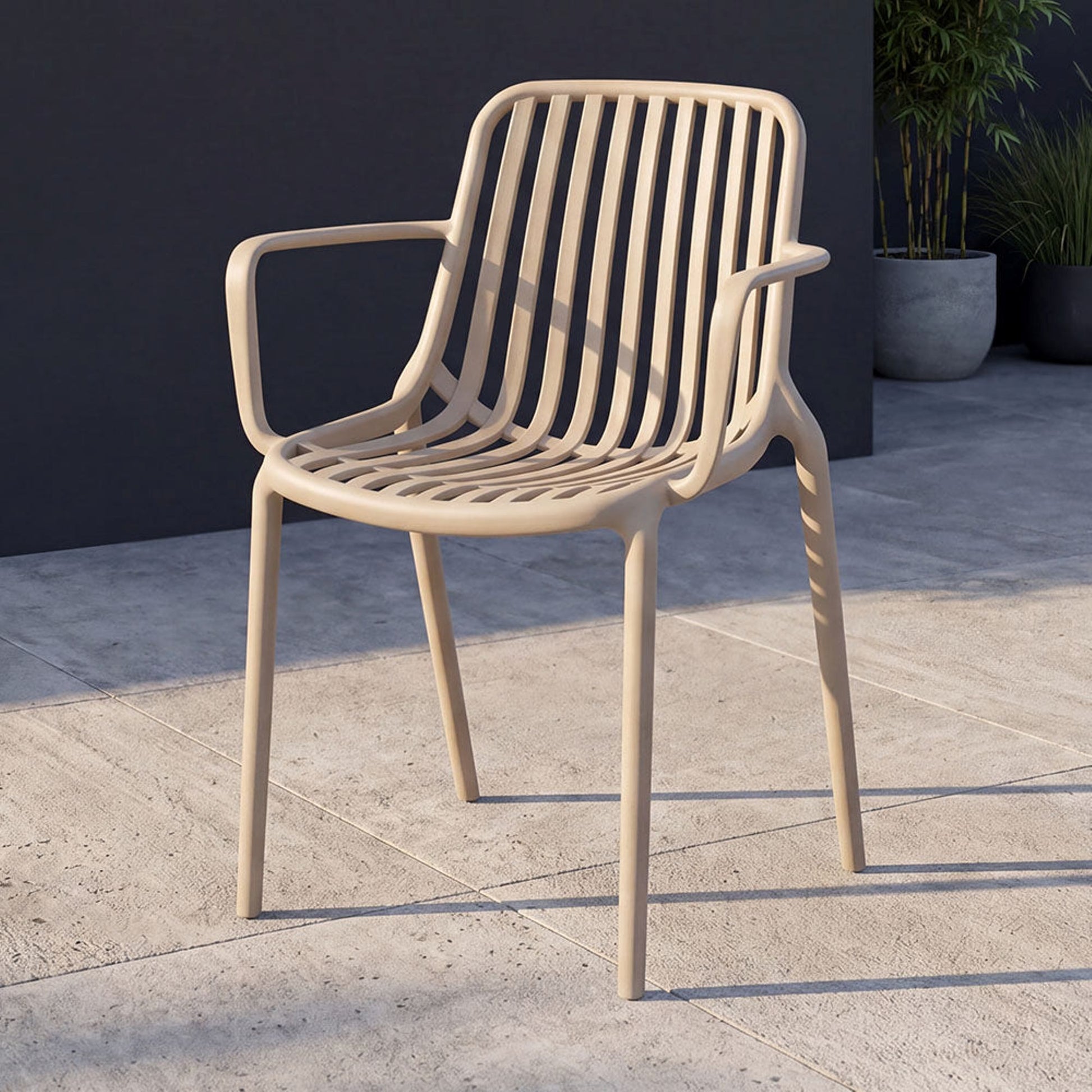Silla Parma 80X57X54 Rta Taupe