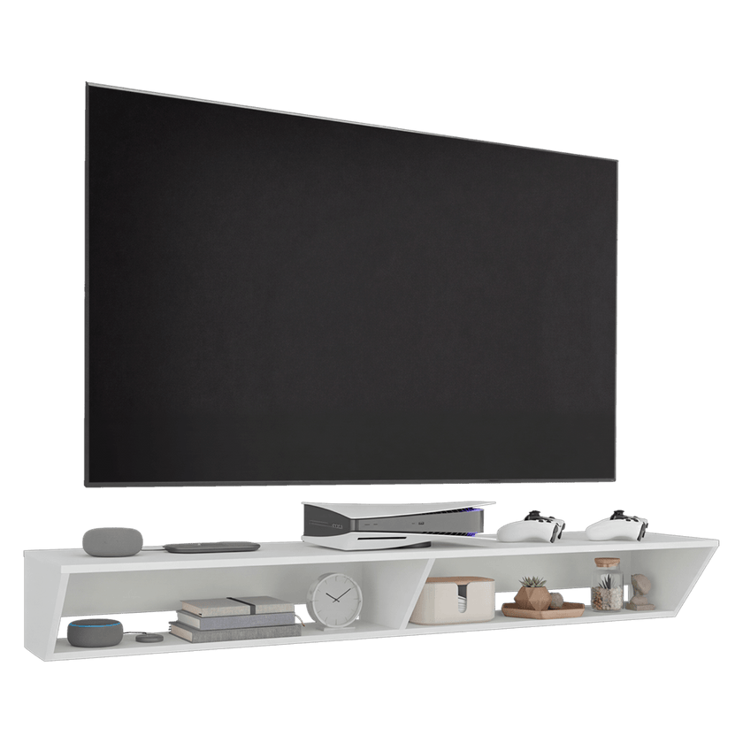 Rack Tv Russel 18X160X35 Rta Blanco Zf