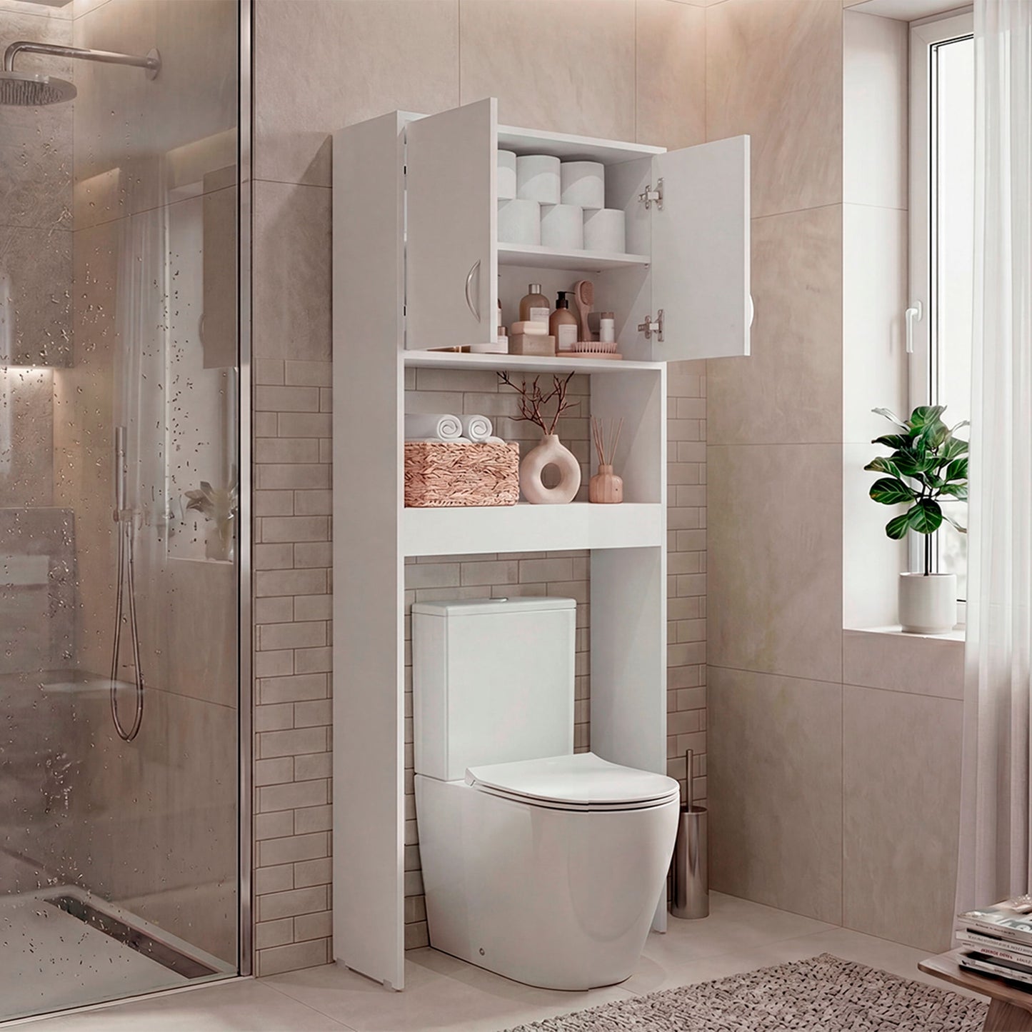 Optimizador De Baño Bath 160X63X25 Rta Blanco Zf