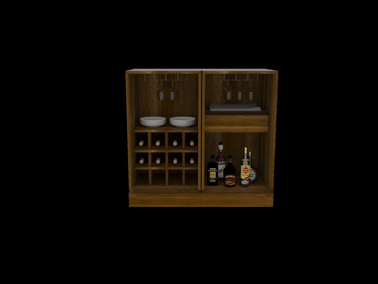 Mueble Bar Sintra Rta Caramelo