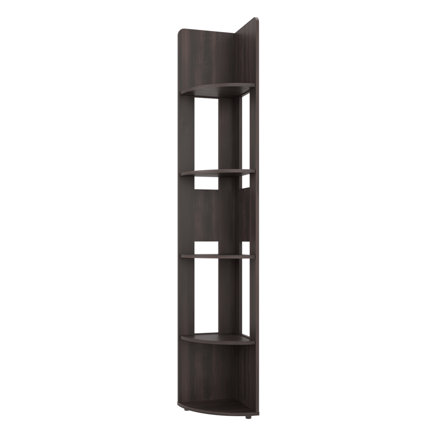 Estante Esquinero Home E-M7 180X30X30 Rta Nogal Zf