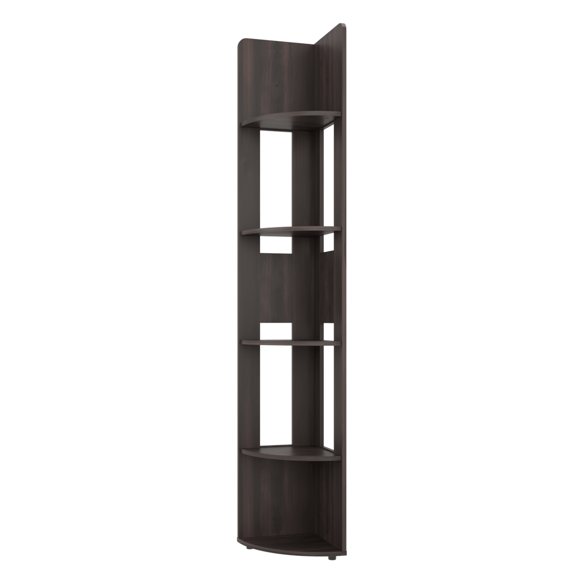 Estante Esquinero Home E-M7 180X30X30 Rta Nogal Zf