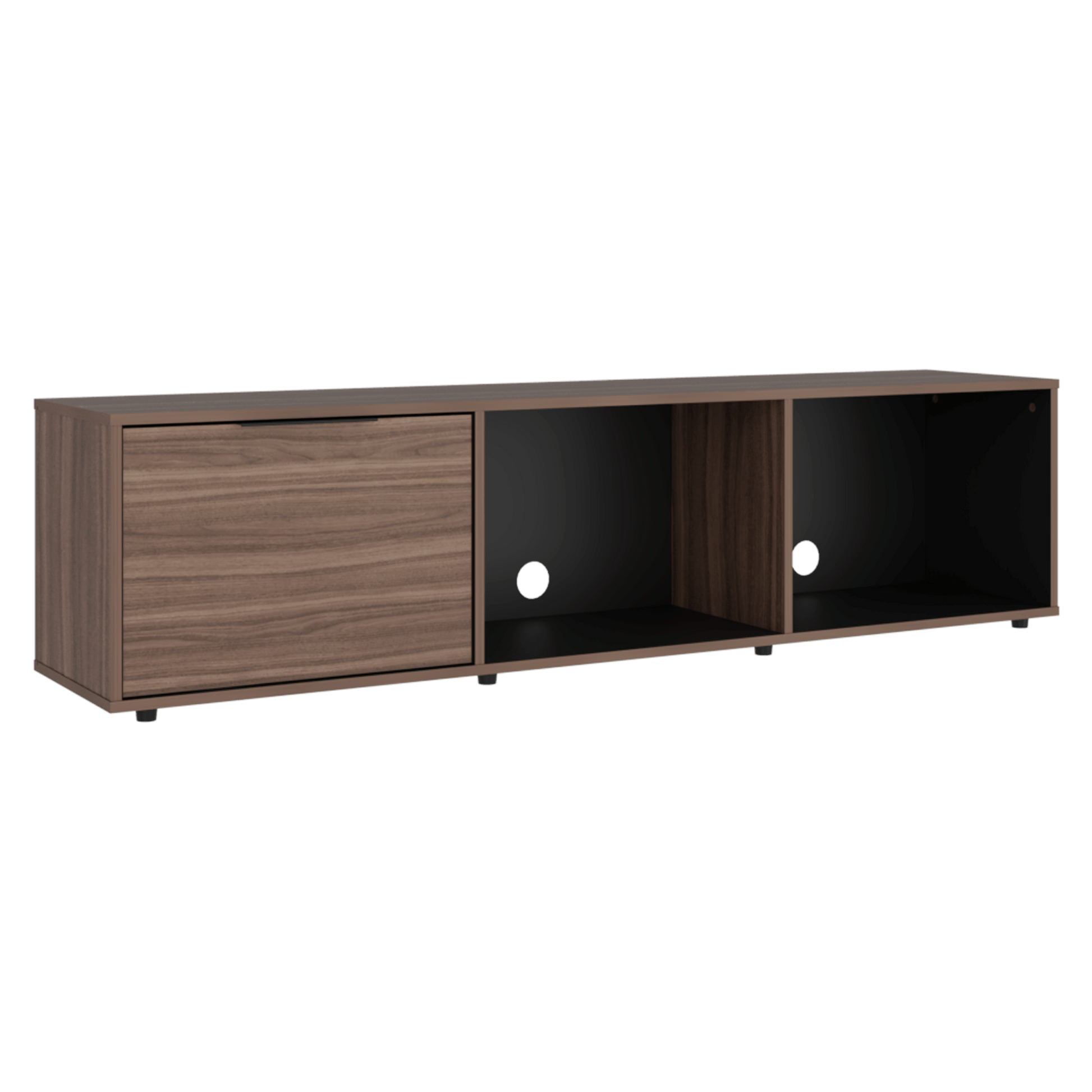 Rack De Tv 65" Dorne 41X162X35 Rta Avellana Wengue Zf