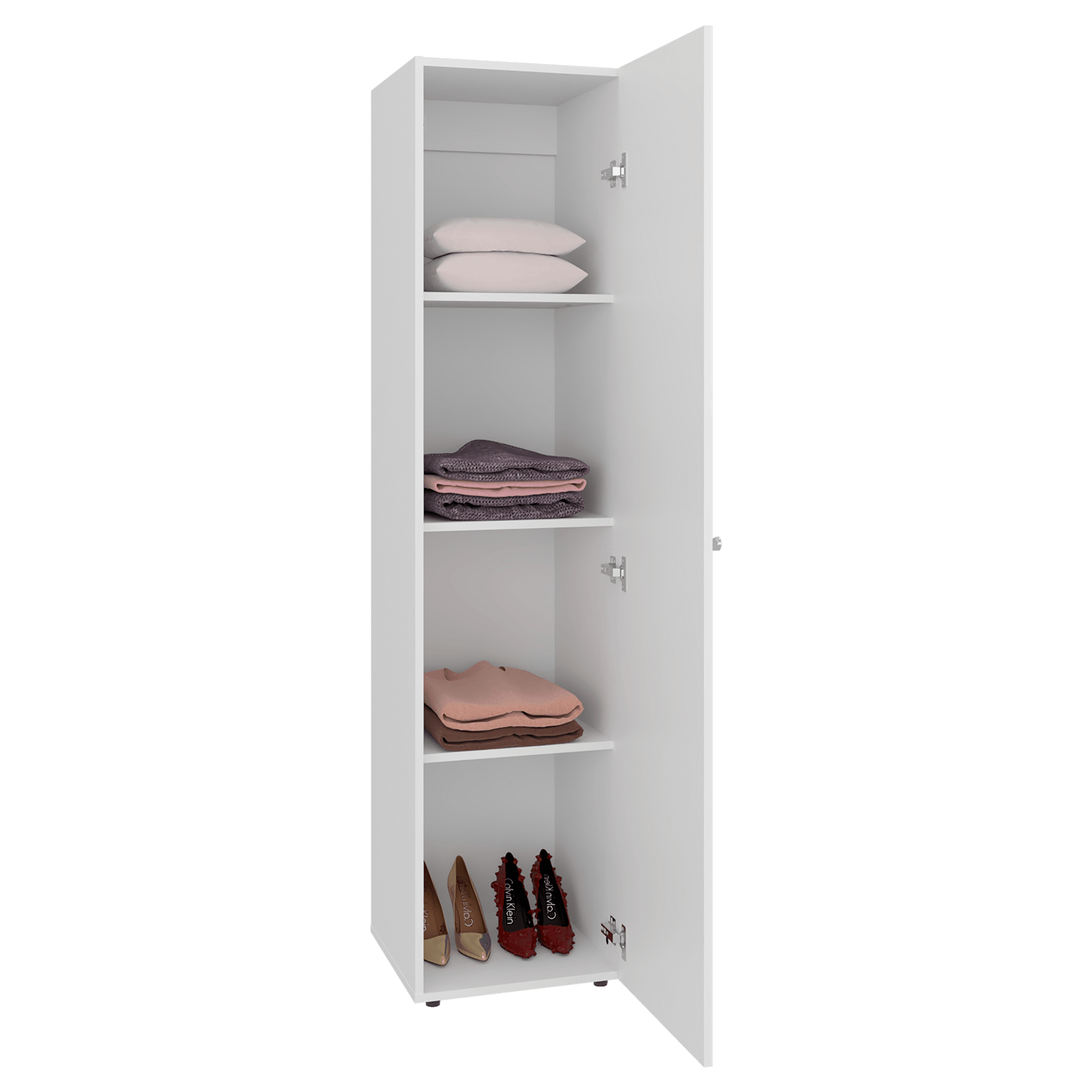 Closet Con Espejo Home Dreams 170X40X40 Rta Kronos Blanco Zf