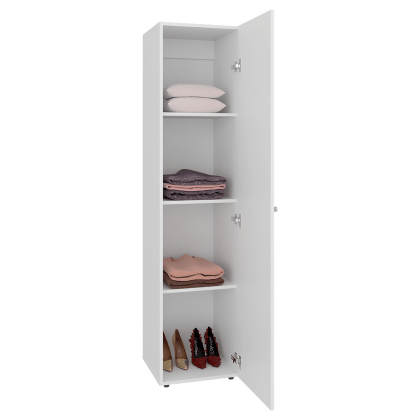 Closet Con Espejo Home Dreams 170X40X40 Rta Kronos Blanco Zf
