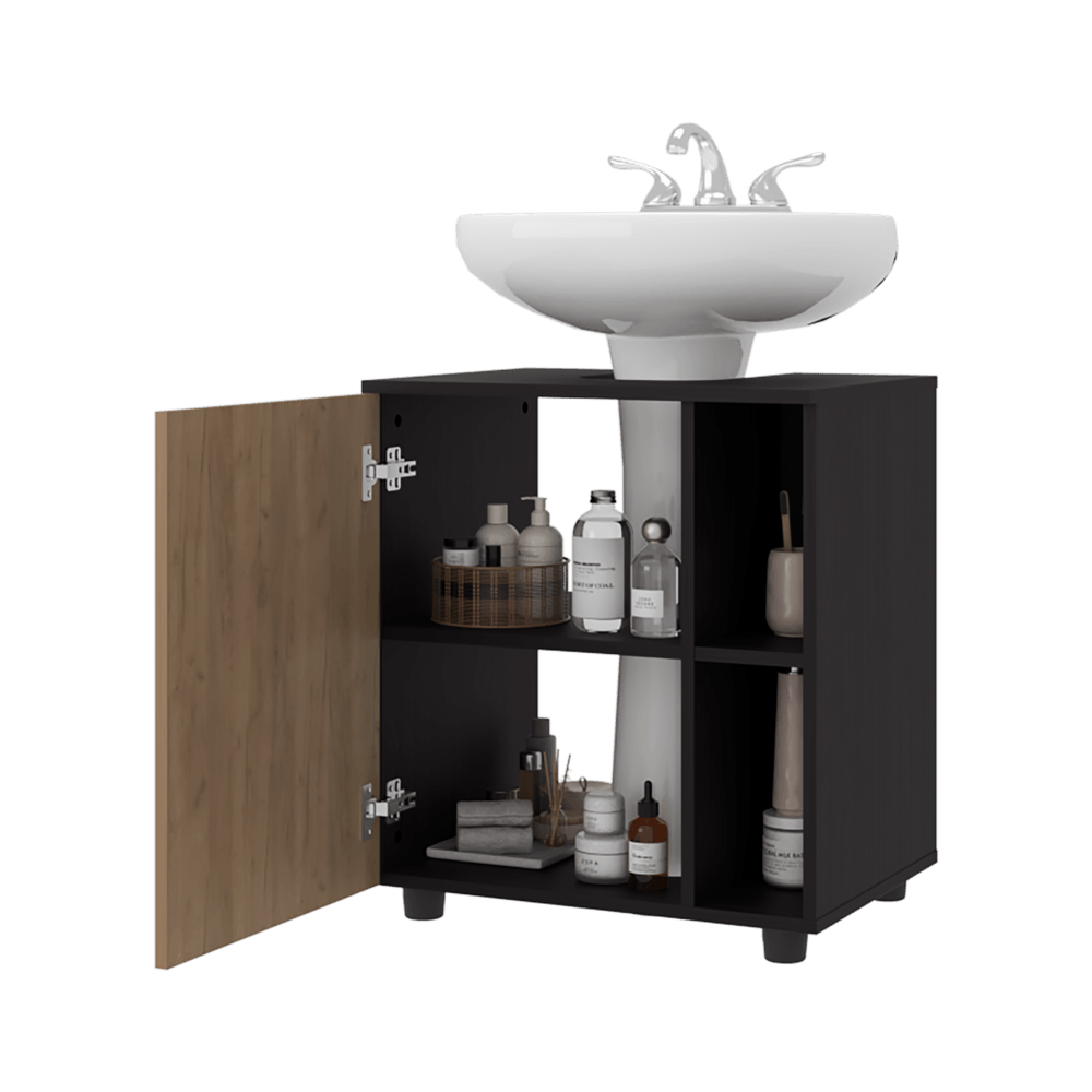 Mueble Para Lavamanos Pascuale 62X55X41 Rta Wengue Fresno Zf