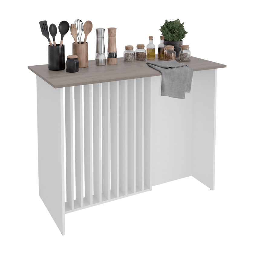 Barra Auxiliar De Cocina Alé 90X120X60 Rta Blanco