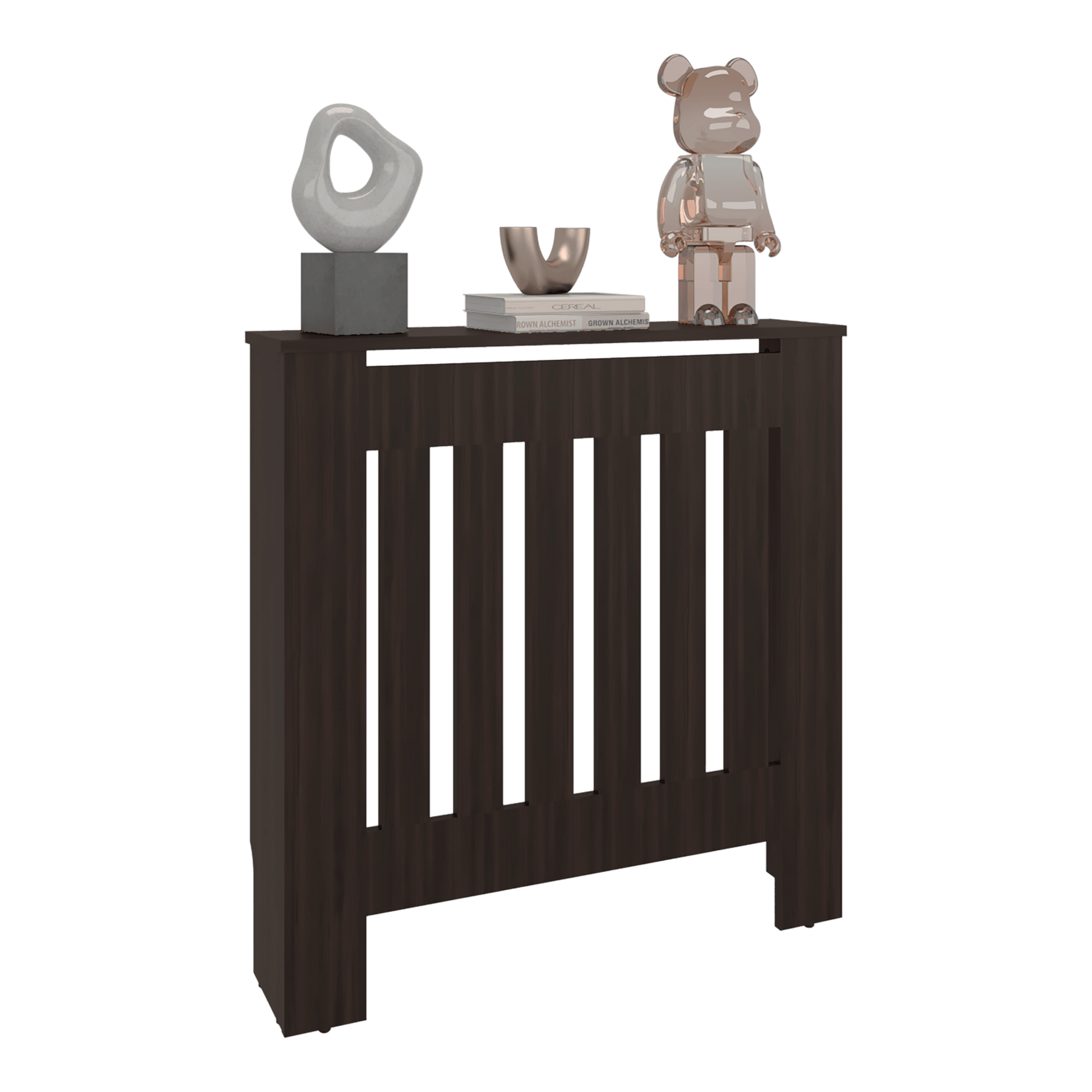 Mueble Auxiliar Radiador Linn 82X78X19 Rta Nogal Zf