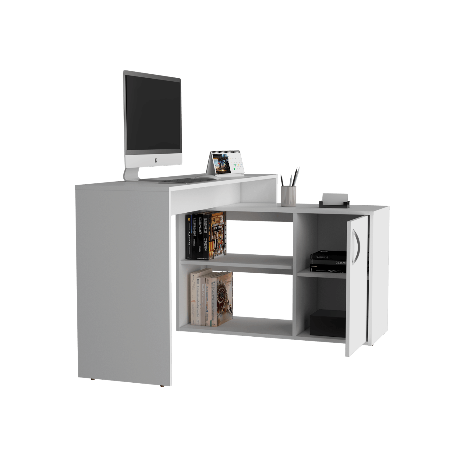 Escritorio Axis Eco 71X125X90 Rta Blanco