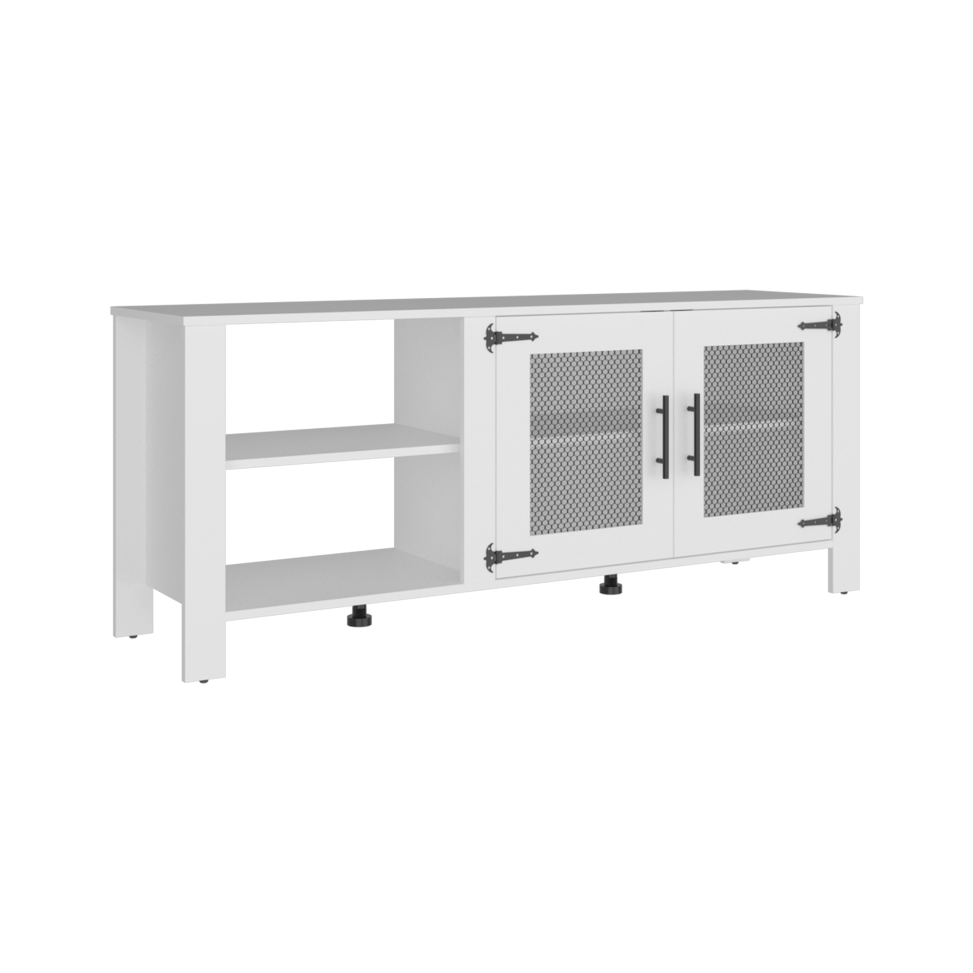 Rack De Tv Freedom 61X147X39 Rta Blanco Zf