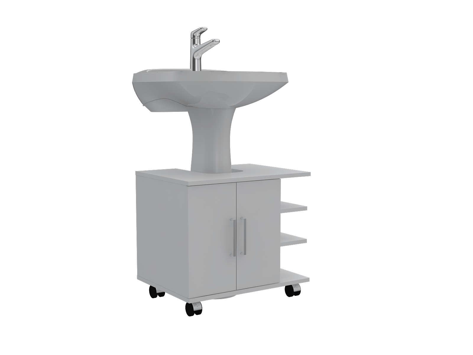 Mueble Elemental Para Lavamanos Rta Blanco