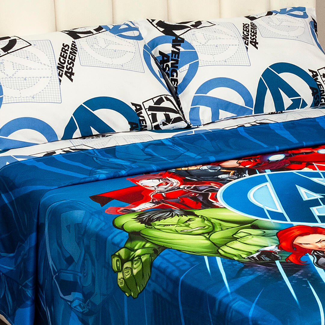 Juego De Sabanas Core Disney Avengers Estampados Animados