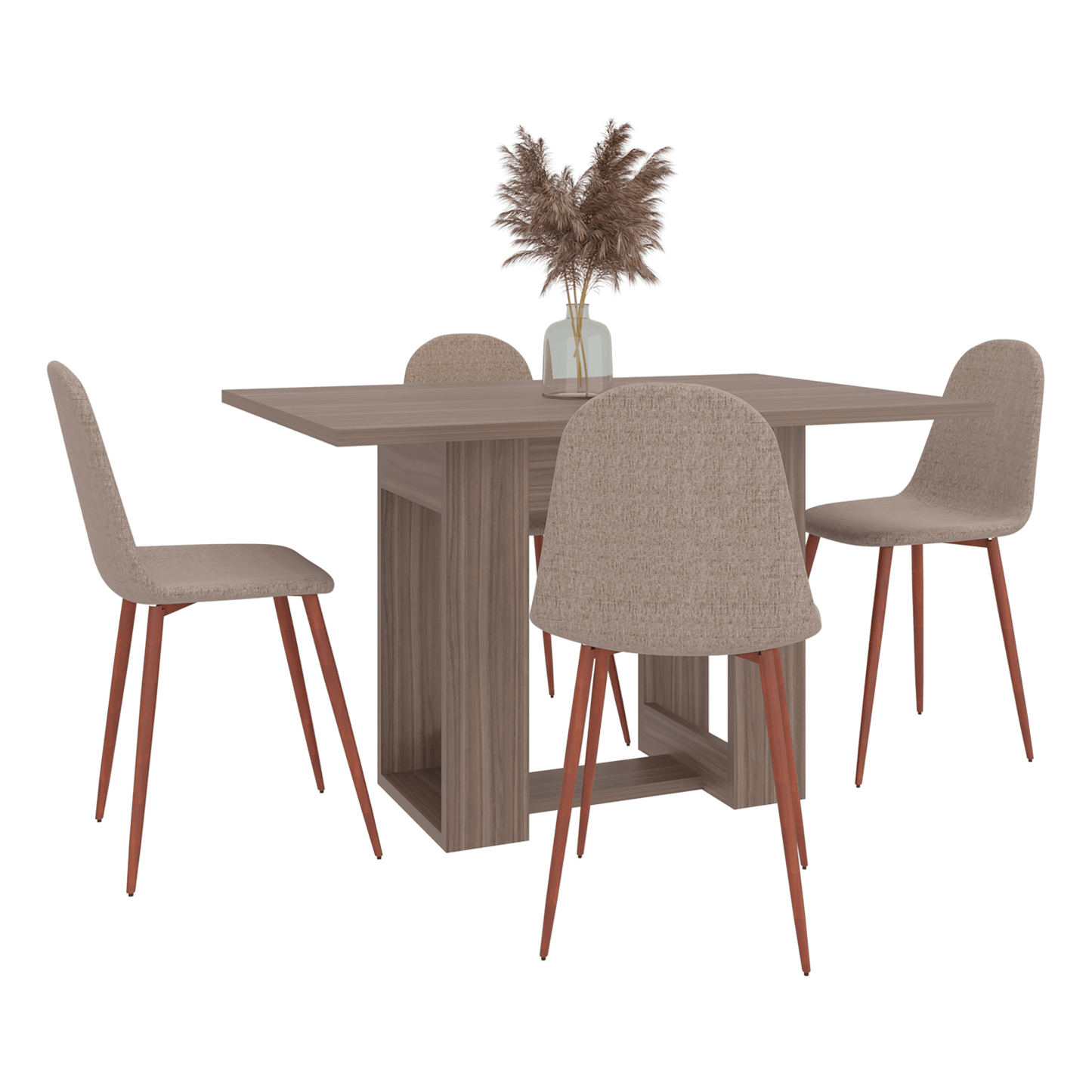 Mesa Comedor Volterra 120 Rta Caramelo N/A