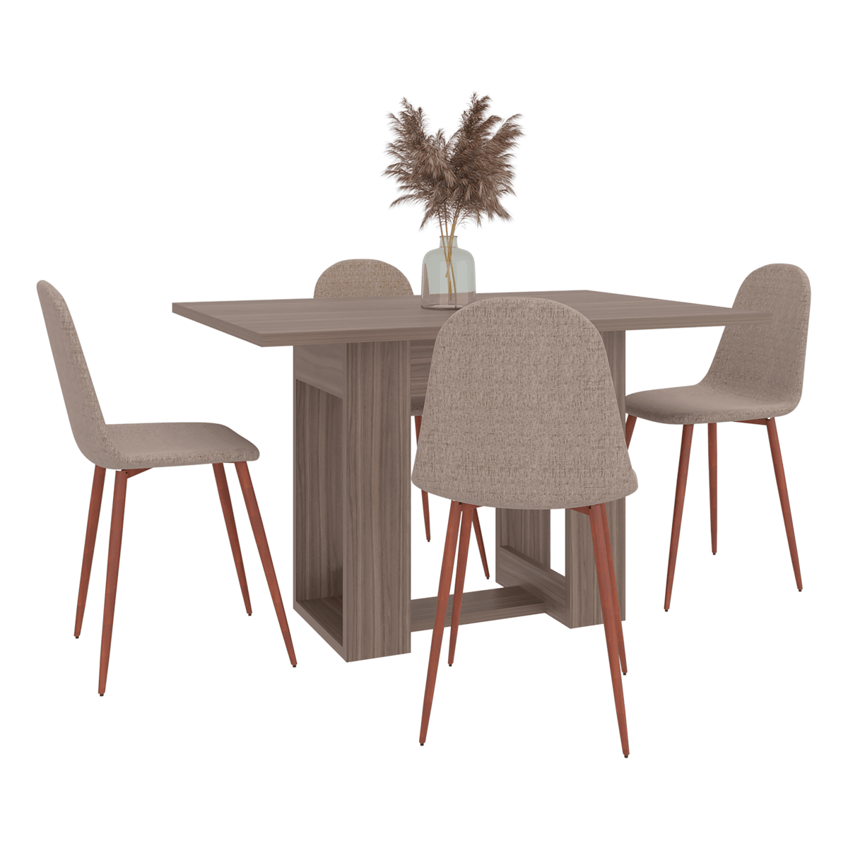 Mesa Comedor Volterra 120 Rta Caramelo N/A