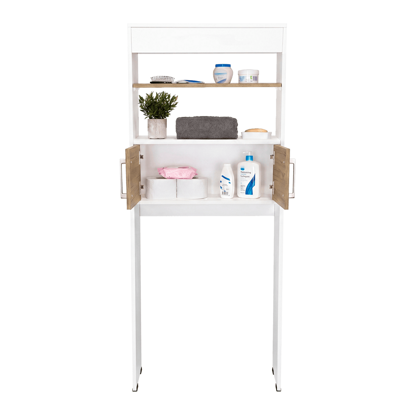Optimizador De Baño Bath Bi Color 160X62X20 Rta Blanco Fresno Zf