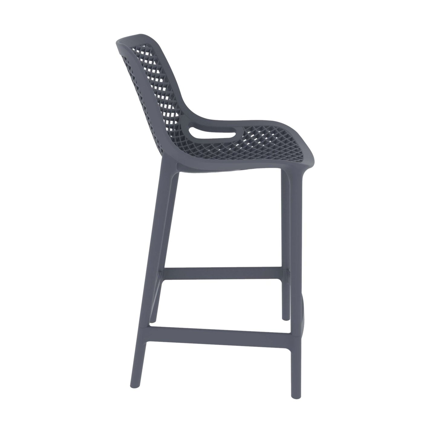 Silla Bar Miame 95X44X52 Rta Gris Oscuro