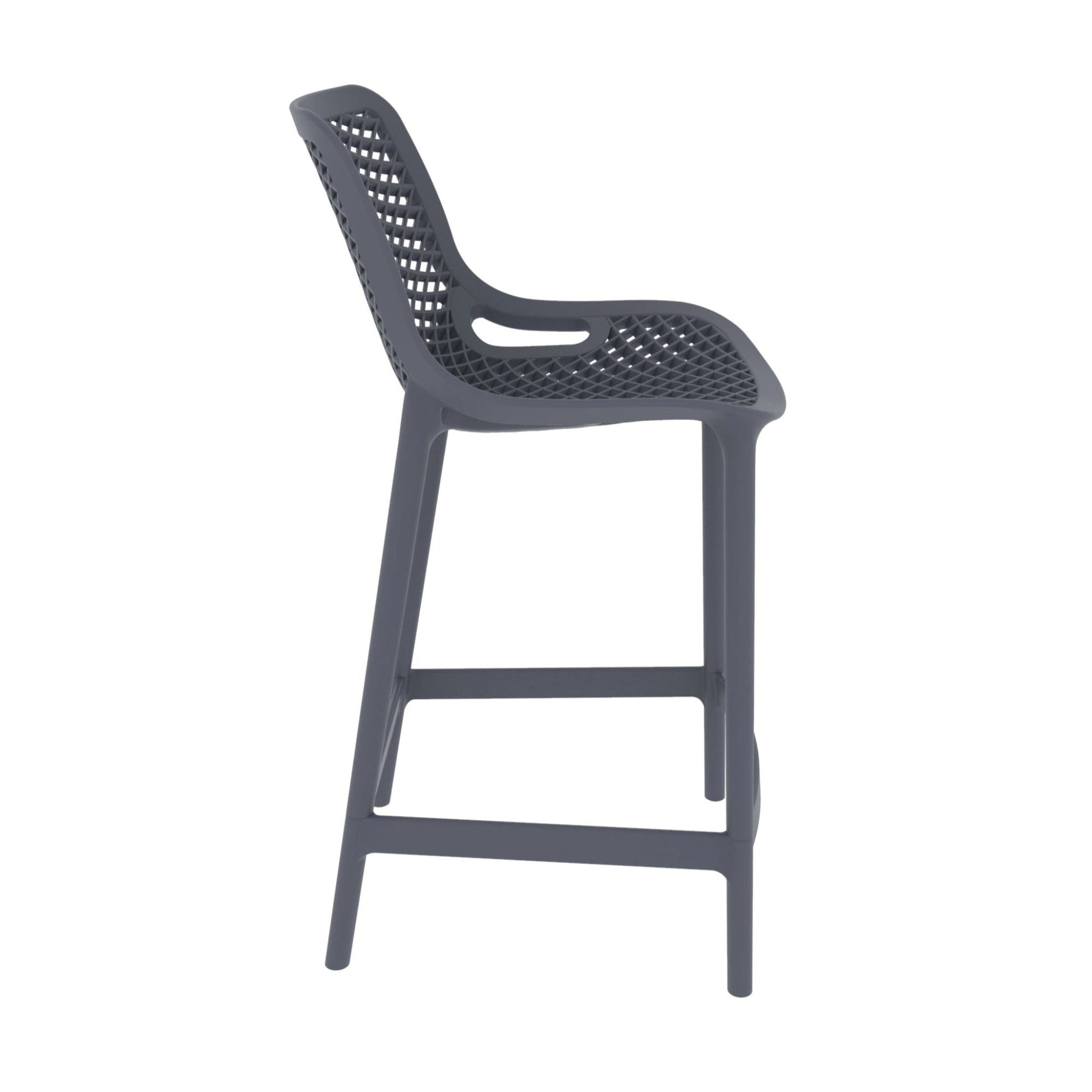 Silla Bar Miame 95X44X52 Rta Gris Oscuro