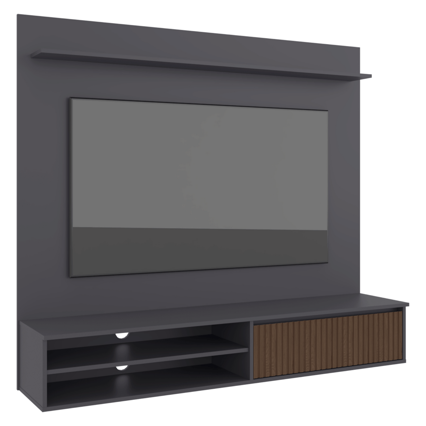 Panel De Tv Bowie 143X162X39 Rta Plomo
