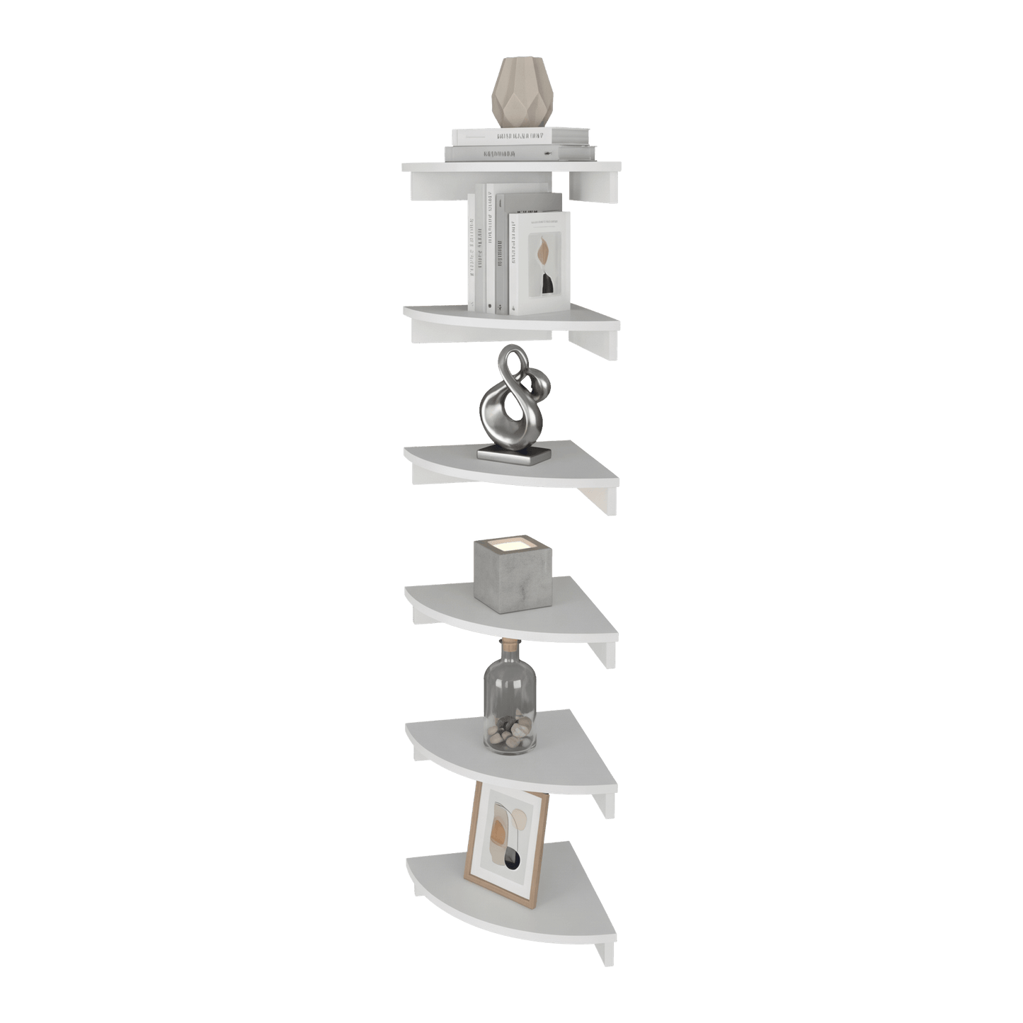 Repisa Flotante Shelf 6X30X30 Rta Blanco Zf