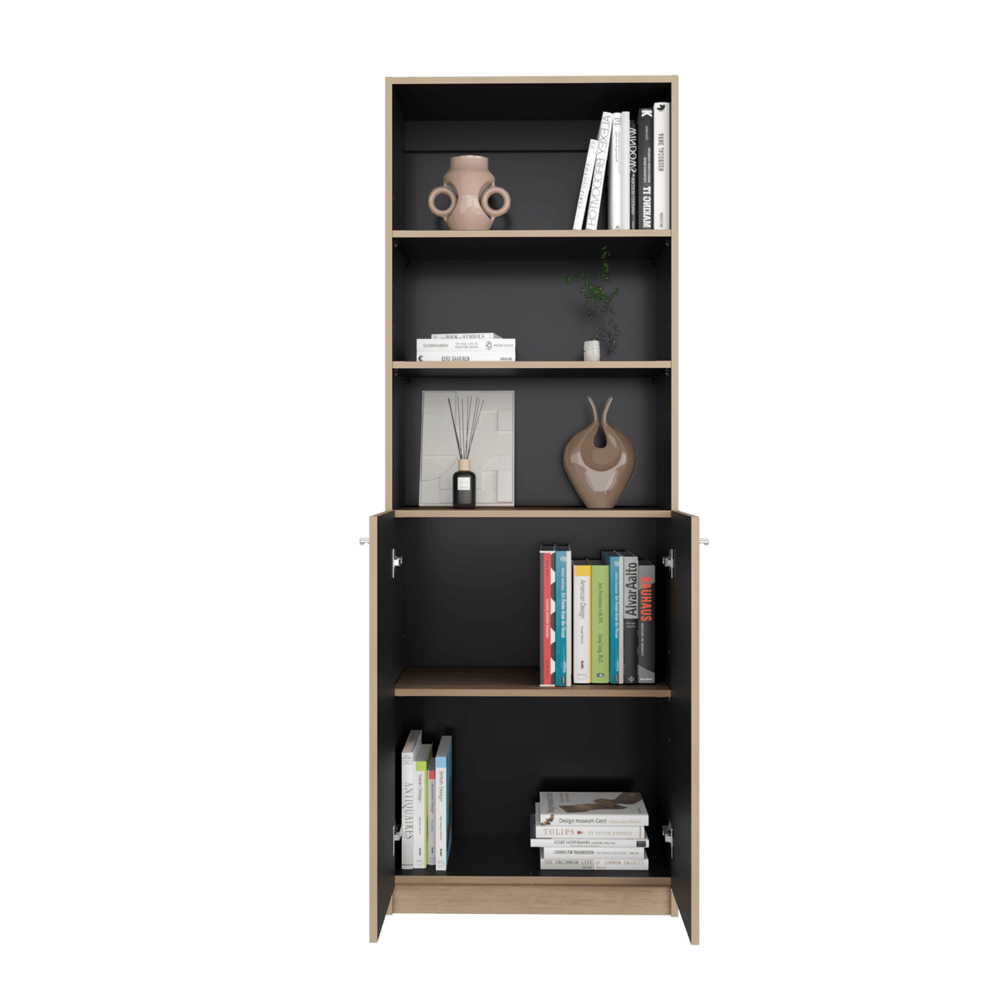 Estante Home E-M4 180X62X31 Rta Cartagena Wengue Zf