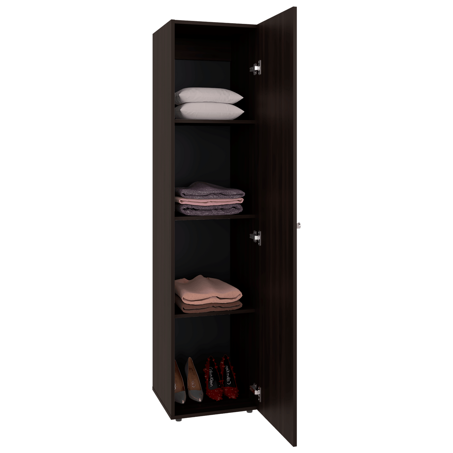 Closet Con Espejo Home Dreams 170X40X40 Rta Kronos Nogal Zf