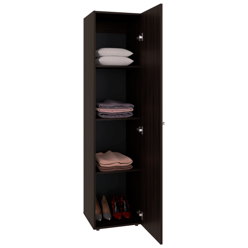 Closet Con Espejo Home Dreams 170X40X40 Rta Kronos Nogal Zf