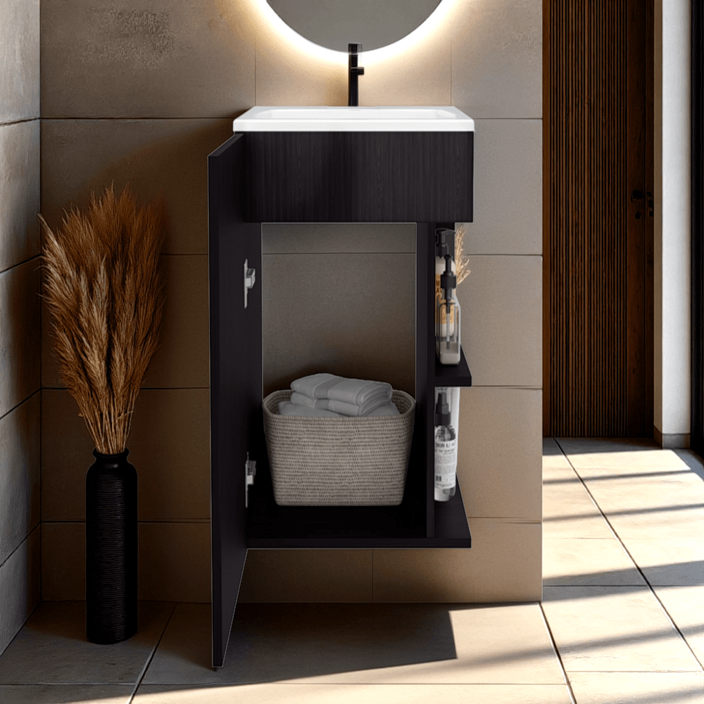 Mueble De Baño 45 Colton 60X45X45 Rta Wengue Zf