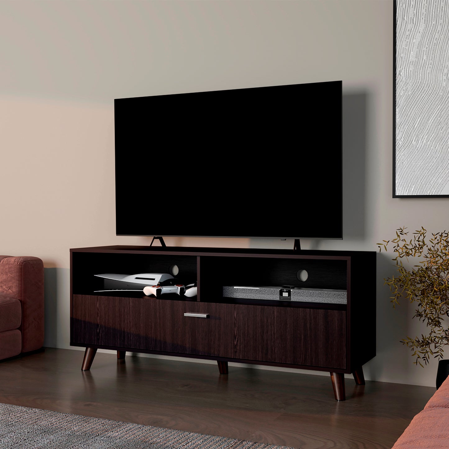 Rack Tv Patrick 59X139X40 Rta Wengue Zf