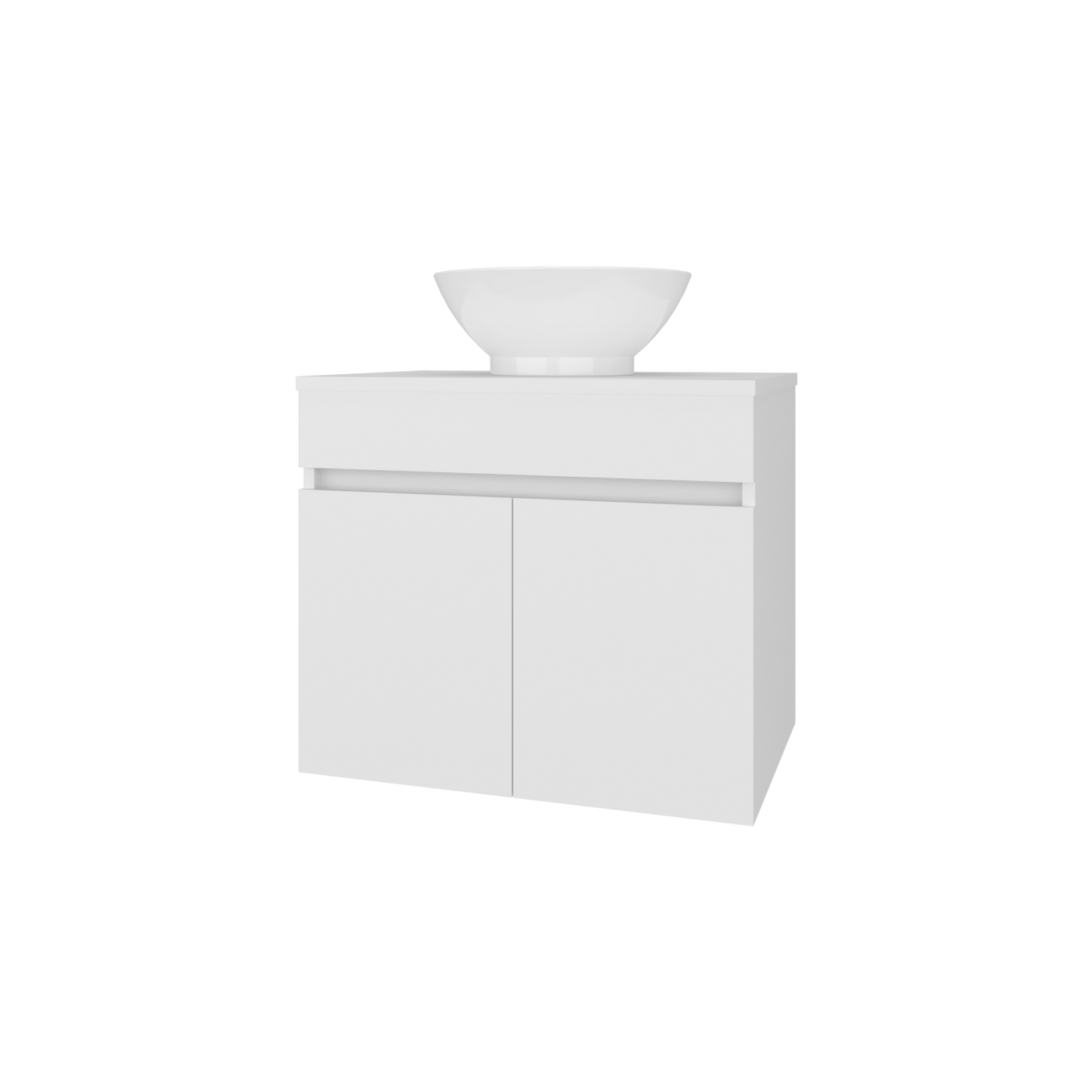 Mueble De Baño Aereo Manchester 51X59X44 Rta Blanco Mqz Zf