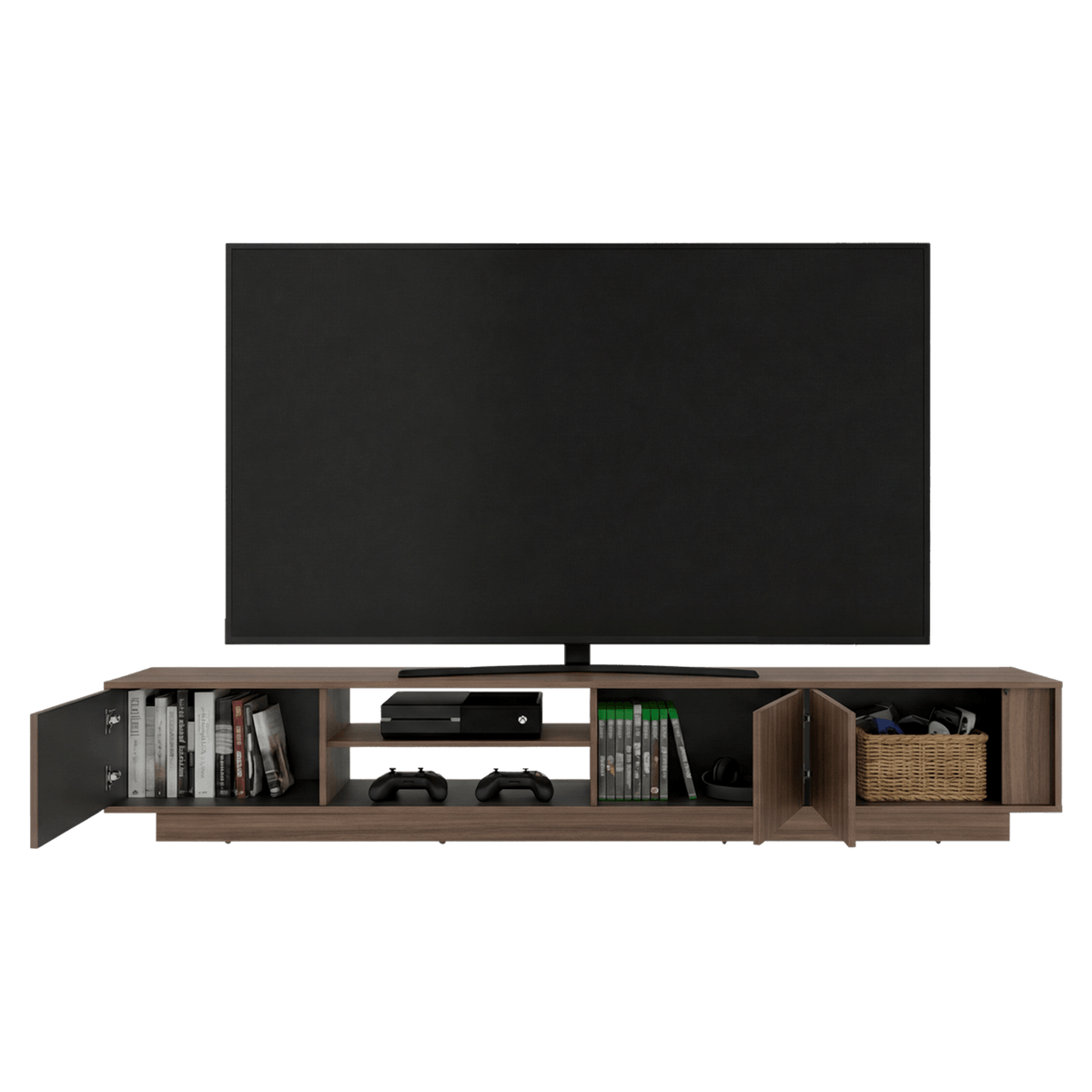 Rack Tv Maldivas 40X230X43 Rta Avellana Wengue