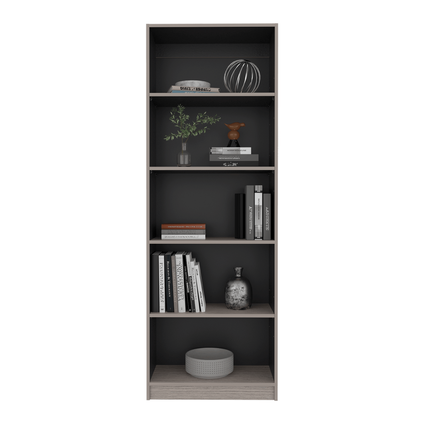 Estante Home E-M3 180X62X29 Rta Positano Wengue Zf
